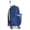 Mochila Escolar Tactel Rodinhas 360° Crinkle Up4you Notebook - Azul Marinho - 3