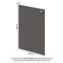 Ver imagem 6 de Módulo 70x180 4 Portas 1 Kit Prateleira Frame CabeCasa MadeiraOriginals