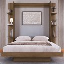 Ver imagem 2 de Cama de Casal Articulada com Estante para Colchão 188x138cm Multimóveis Cr40141 Mel