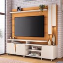 Ver imagem 2 de Estante Home Theater Virtus Cinamomo Off White com Mesa de Centro Liz Off White Cinamomo - Hb Mó