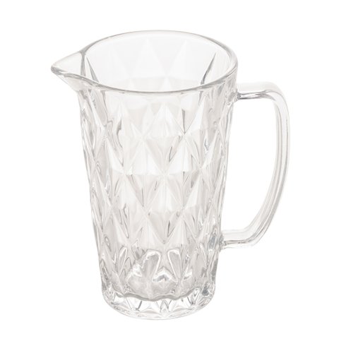 Jarra de Vidro Diamond Transparente 1 Litro Lyor