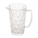 Ver imagem 1 de Jarra de Vidro Diamond Transparente 1 Litro Lyor