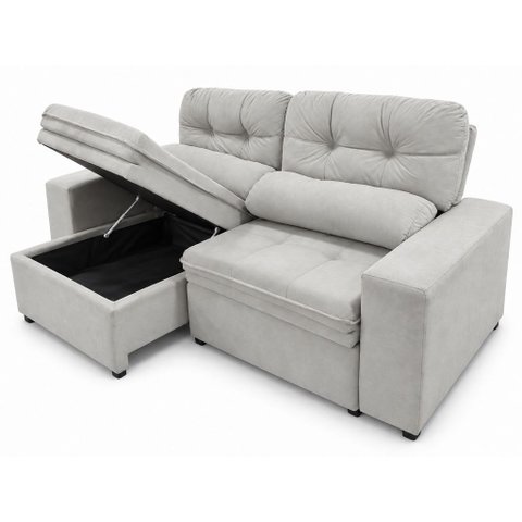 Estofado Somopar Filipinas L 2,08 - 3 Lug / Ret / Recl / Bau (Tk-616/Veludo Capuccino)