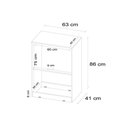 Ver imagem 3 de Guarda Roupa Astro 4.2 + Cômoda Astral Branco - Demóbile
