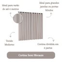 Ver imagem 3 de Cortina Sala 6 Metros Quarto Tecido Linhão Semi Blecaute