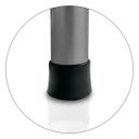 Ver imagem 5 de Barra Apoio Suporte Lado Esquerdo de Aço P/ Vaso Sanitário Segurança Idoso Prata