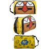 Mochila Escolar Rodinha Bob Esponja 3D + Lancheira + Estojo Duplo - MaxToy - Amarelo - 2