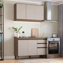 Ver imagem 1 de Cozinha Compacta Connect 6 Portas 2 Gavetas 100% Mdf Duna/cristai - Henn