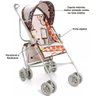 Carrinho De Bebê Campora Para Passeio - Galzerano - Girafa - 4