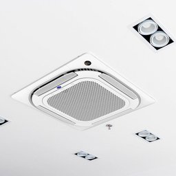 Ar-condicionado Split Inverter Cassete 36000 Btus Carrier Connect Quente e Frio 40kwflb/40kvqd36c5/ - 4