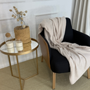 Ver imagem 4 de Manta Decorativa para Sofá London Nude Nude