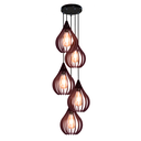 Ver imagem 2 de Luminária Teto Lustre pendente balcão cozinha sala 5 chile:Chocolate