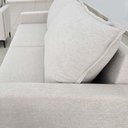 Ver imagem 5 de Sofá 3 Lugares 180cm com Pés Metálicos Multimóveis Cr45340 Cinza