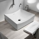 Ver imagem 1 de Cuba de Apoio Quadrada Branca 34cm Itapuã Peq. Def - Itapua