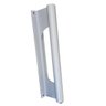 Puxador Porta Portao Aluminio Madeira Buzio Branco PUX-145/146 195mm Alumifix - 1
