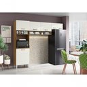 Ver imagem 1 de Cozinha Compacta Aurora 6 Portas MDP 295cm Off White Aramóveis