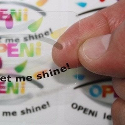 Vinil Adesivo Transparente para Sublimação ou Laser - A4 - 10 Folhas - 3
