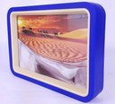 Ver imagem 6 de Quadro Decorativo Para Quarto E Sala Estilo Ampulheta Desenho Camelos 19 Cm - Azul
