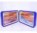 Ver imagem 7 de Quadro Decorativo Para Quarto E Sala Estilo Ampulheta Desenho Camelos 19 Cm - Azul