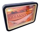Ver imagem 7 de Quadro Decorativo Para Quarto E Sala Estilo Ampulheta Desenho Camelos 19 Cm - Preto