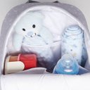 Ver imagem 2 de Mochila maternidade Cinza Bunny - Just Baby