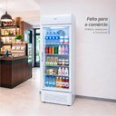 Ver imagem 3 de Refrigerador Expositor Vertical Hq 509 Litros Porta de Vidro Duplo Iluminação LED Br Hq-509REVPVX