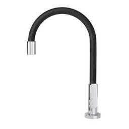 Torneira de Mesa para Cozinha Motion Deca Preto/Cromado - 3