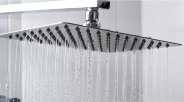 Ducha 20x20 Slim com Haste em Metal - Quadrada WJ-0917 - 3
