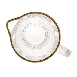 Jarra de Vidro Diamond Transparente C/Fio de Ouro 1 Litro Lyor - 3