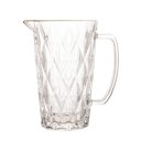 Ver imagem 4 de Jarra de Vidro Diamond Transparente C/Fio de Ouro 1 Litro Lyor