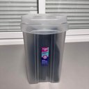 Ver imagem 3 de Conjunto 2 Caixas Organizadoras 16,5l Estreita Alta Plástica Ordene 41x18x30cm Radical Multiuso