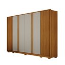Ver imagem 2 de Guarda Roupa Casal Ripado 6 Portas 6 Gavetas 100% MDF Evo