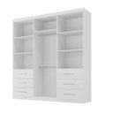 Ver imagem 4 de Guarda-Roupa Casal 100% MDF 6 Portas 6 Gavetas Verona Branco