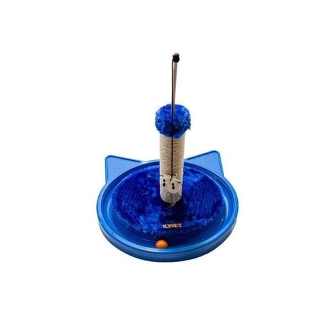 Arranhador para Gatos Cat Bola Sustentável Luppet Azul