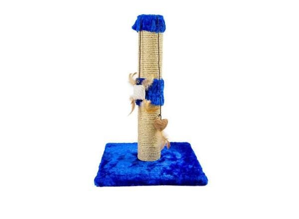 Arranhador Para Gatos Torre Sustentável Luppet Azul