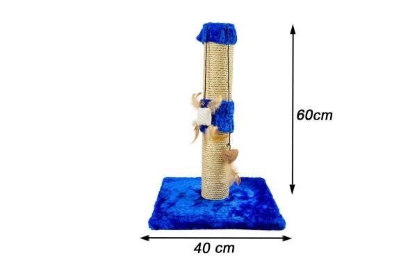 Arranhador Para Gatos Torre Sustentável Luppet Azul - 4