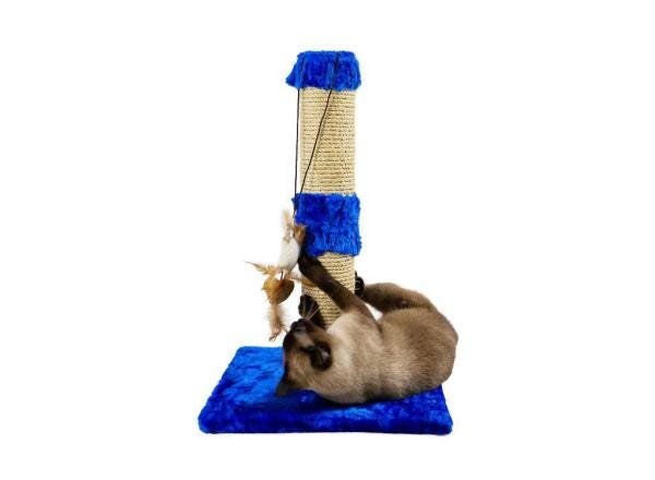 Arranhador Para Gatos Torre Sustentável Luppet Azul - 5