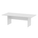 Ver imagem 2 de Mesa de Reunião para Escritório 8 Lugares 220x100cm Tampo 30mm ME4190 Branco - Tecnomobili
