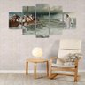 Quadros Decorativos Mosaico Mdf Jesus Andando Sobre As Águas 115x60cm - 4