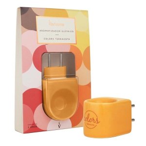 Aromatizador Elétrico Colors Terracota Laranja - Bivolt