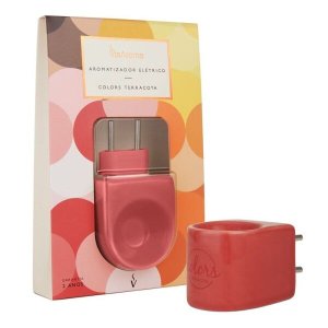 Aromatizador Elétrico Colors Terracota Vermelho - Bivolt