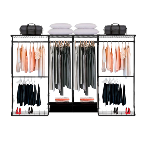 Closet Aramado - Linear Clr 371 com Gaveta - 3,10m - Preto