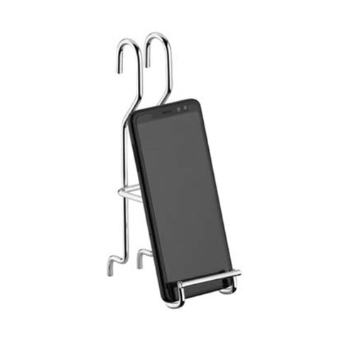 Suporte Apoio de Celular Aço Inox Base de Smartphone Casa