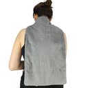 Ver imagem 5 de Manta Massageadora Esquenta Massageia 2X1 Controle Ajustavel 3 Niveis 3 Modos Flexivel Portatil