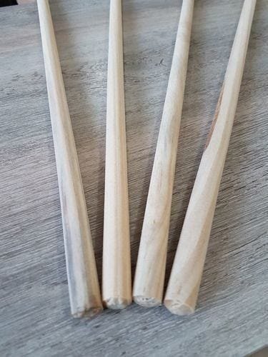 Bastão De Madeira - 50cm X 16mm- 25 Peças - 2