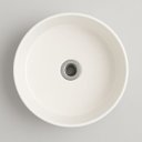 Ver imagem 6 de Cuba Apoio Banheiro Lavabo Redonda Oval 40cm Branco Brilho Brilhante Pia Moderno Estilo Industrial