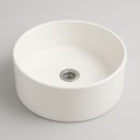 Ver imagem 7 de Cuba Apoio Banheiro Lavabo Redonda Oval 40cm Branco Brilho Brilhante Pia Moderno Estilo Industrial