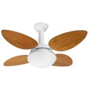 Ver imagem 1 de Ventilador de Teto Jet Venti-delta Branco 4Pás Freijó 110v