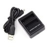 Carregador Duplo de Bateria para Câmera Gopro Hero 4 Black Silver - 2