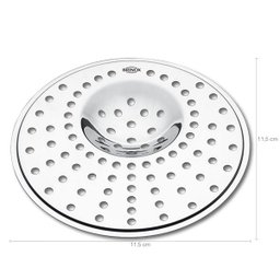 Ralo Grade Grelha Para Pia Cozinha Aço Inox 11,5cm Brinox - 4